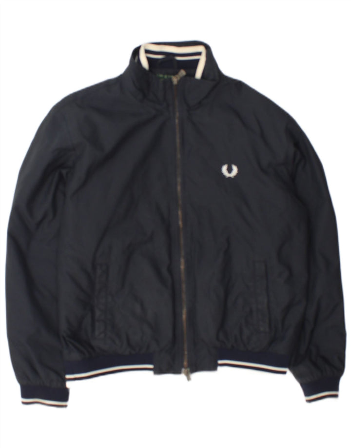 Jaqueta bomber masculina Fred Perry 11-12 anos cinza nylon