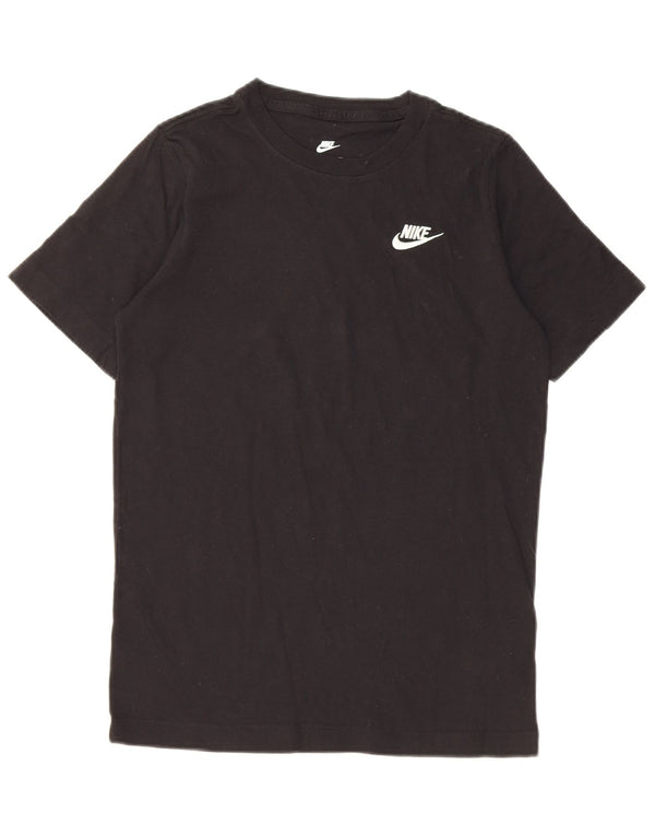Camiseta Nike Meninos Top 12-13 Anos Grande Algodão Preto