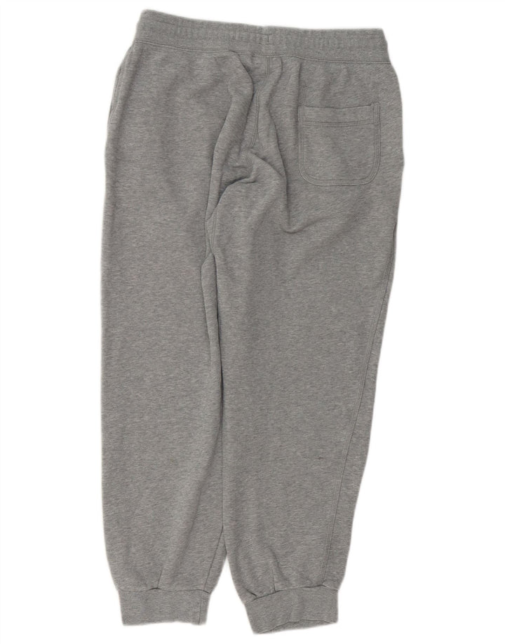 Calça de treino masculina NIKE com estampa gráfica cinza médio algodão