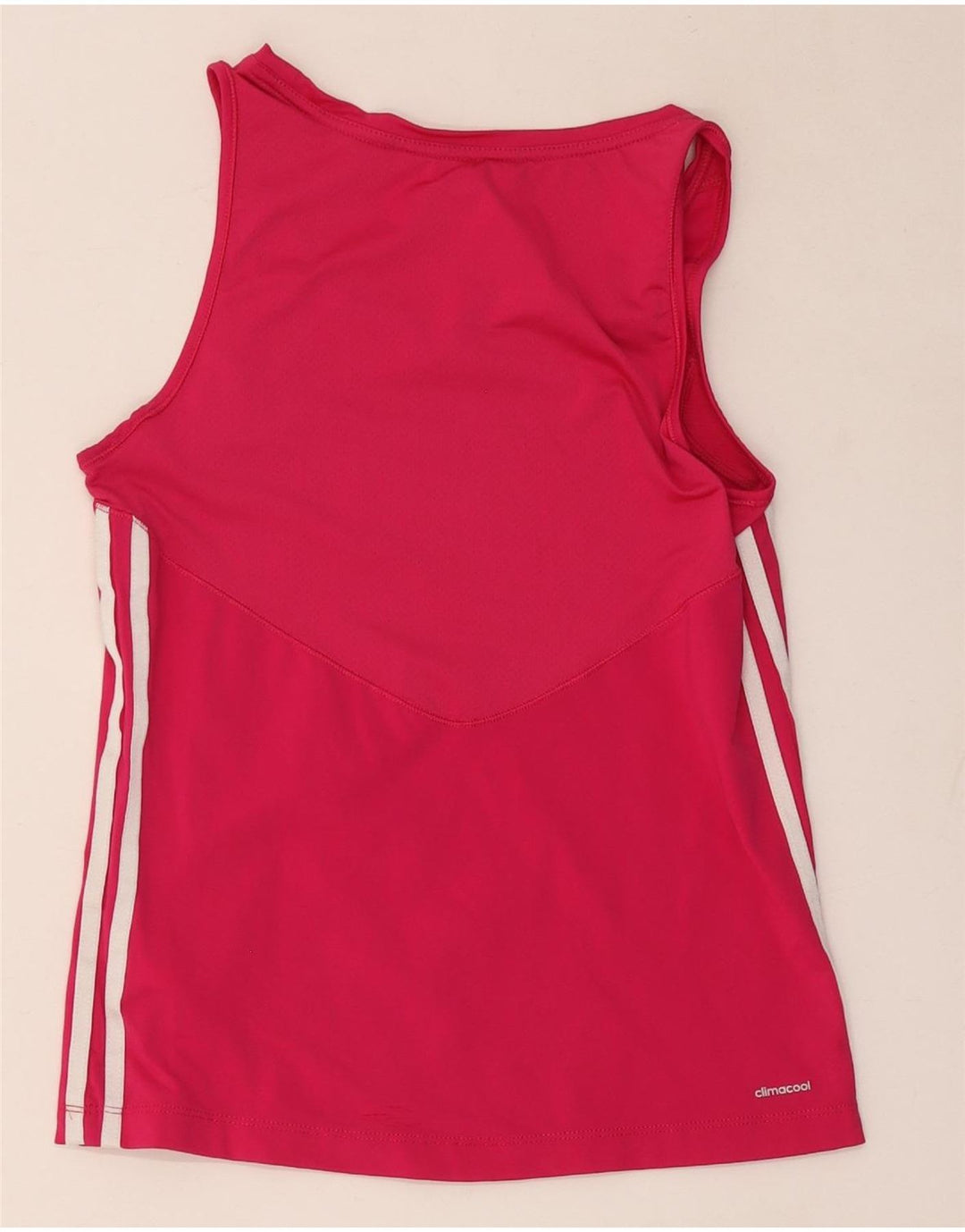 Adidas Feminino Climacool Vest Top UK 12/14 Médio Rosa Poliamida