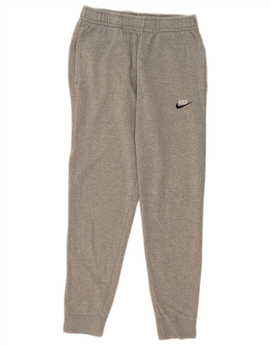 Calça de treino masculina Nike joggers pequeno algodão cinza