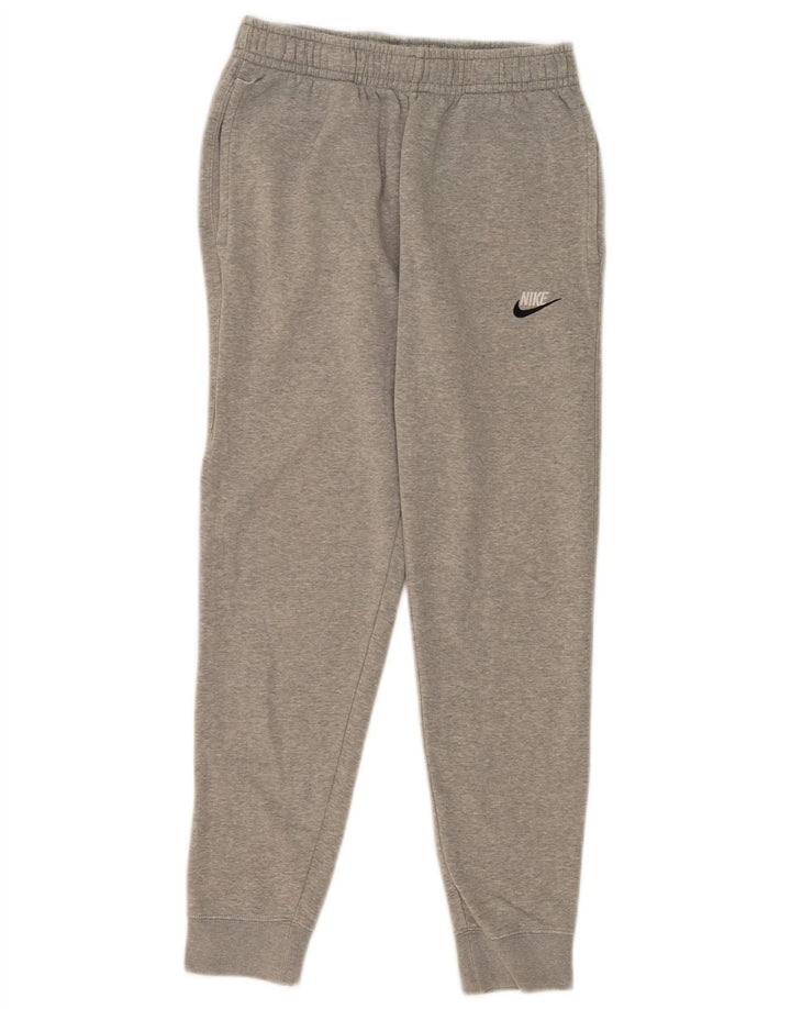 Calça de treino masculina Nike joggers pequeno algodão cinza
