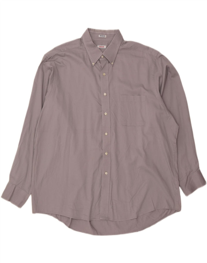 Camisa masculina IZOD 2XL algodão cinza