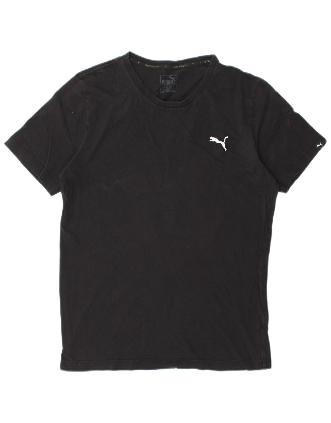 Puma Camiseta Masculina Top Pequeno Preto