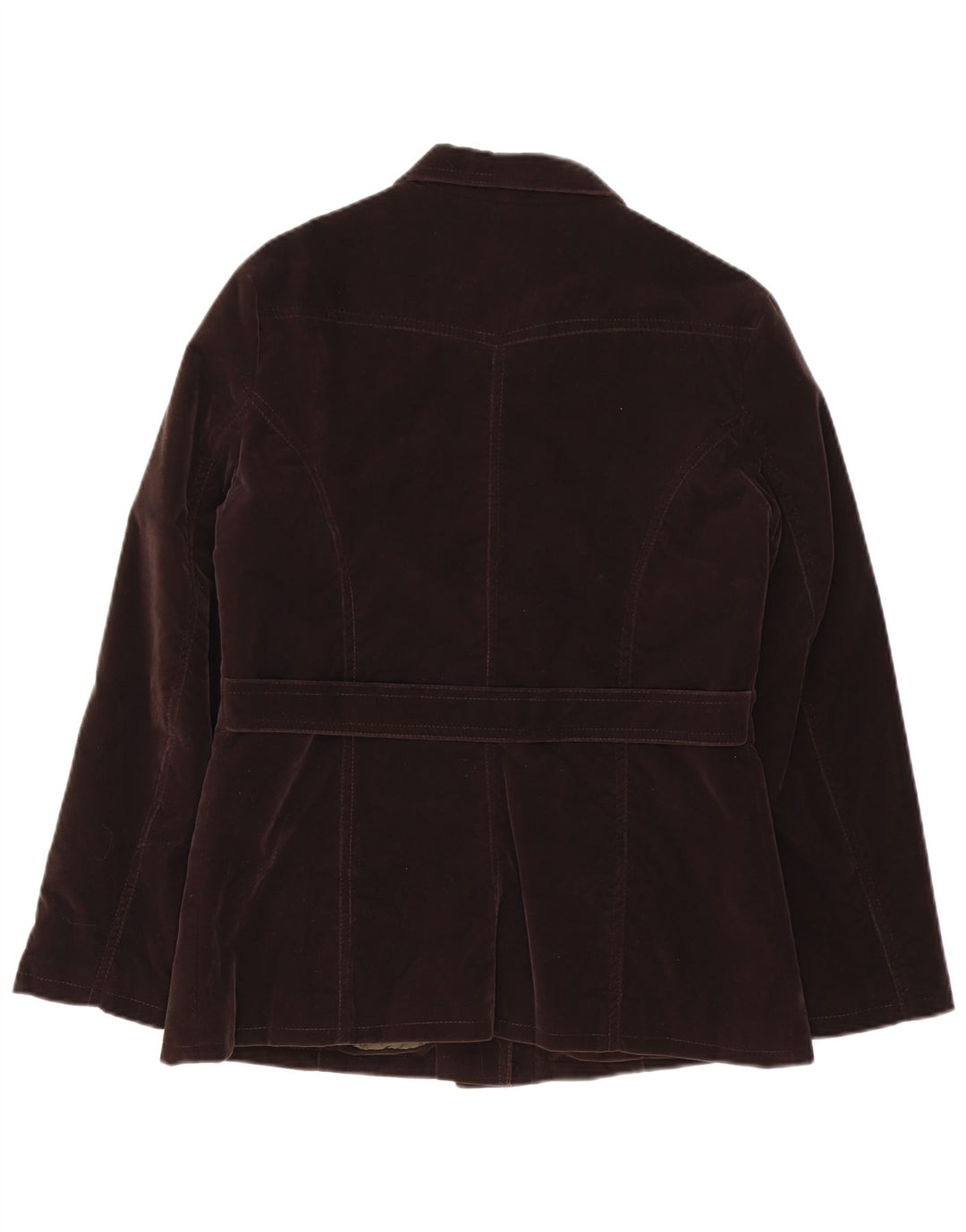 Jaqueta bomber grande Bayside feminina Reino Unido 10 polivinil marrom pequeno