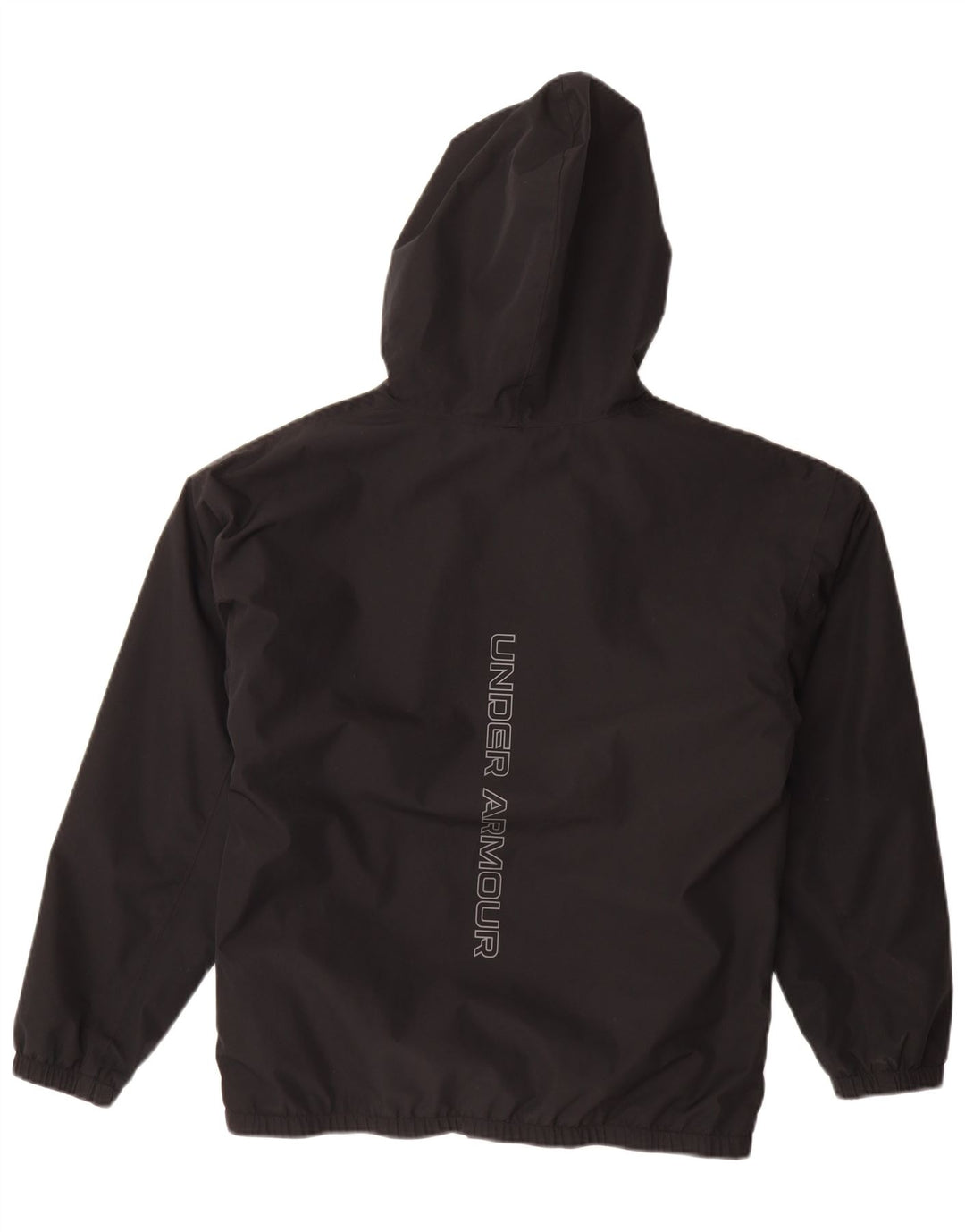 Jaqueta de chuva com capuz gráfico Under Armour Boys 13-14 anos preta