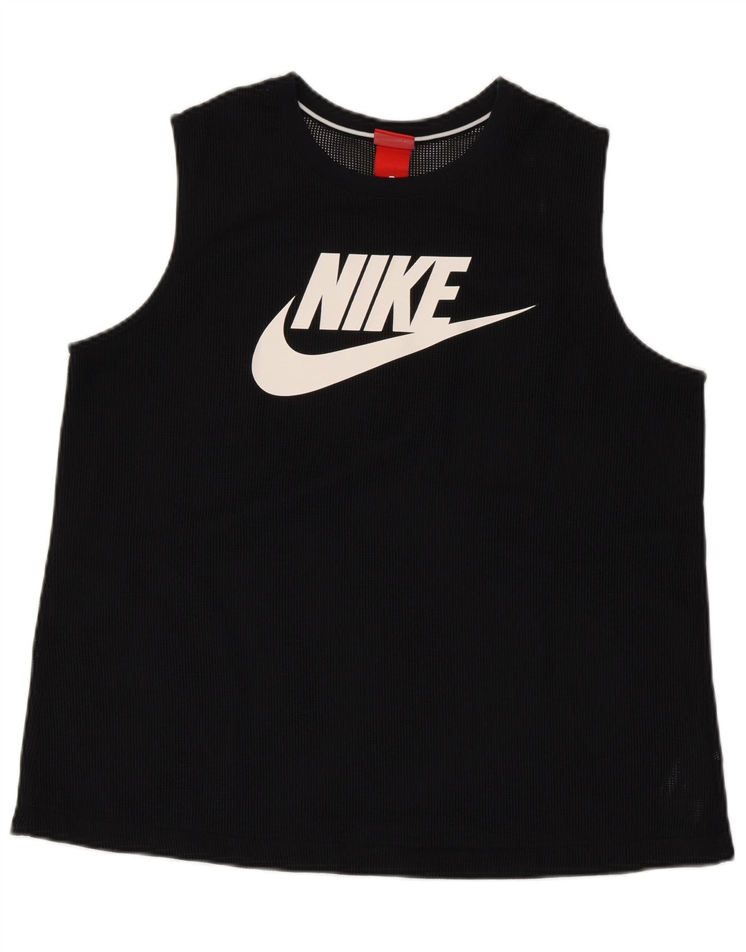 Nike Mens Graphic Vest Top Grande Poliéster Preto