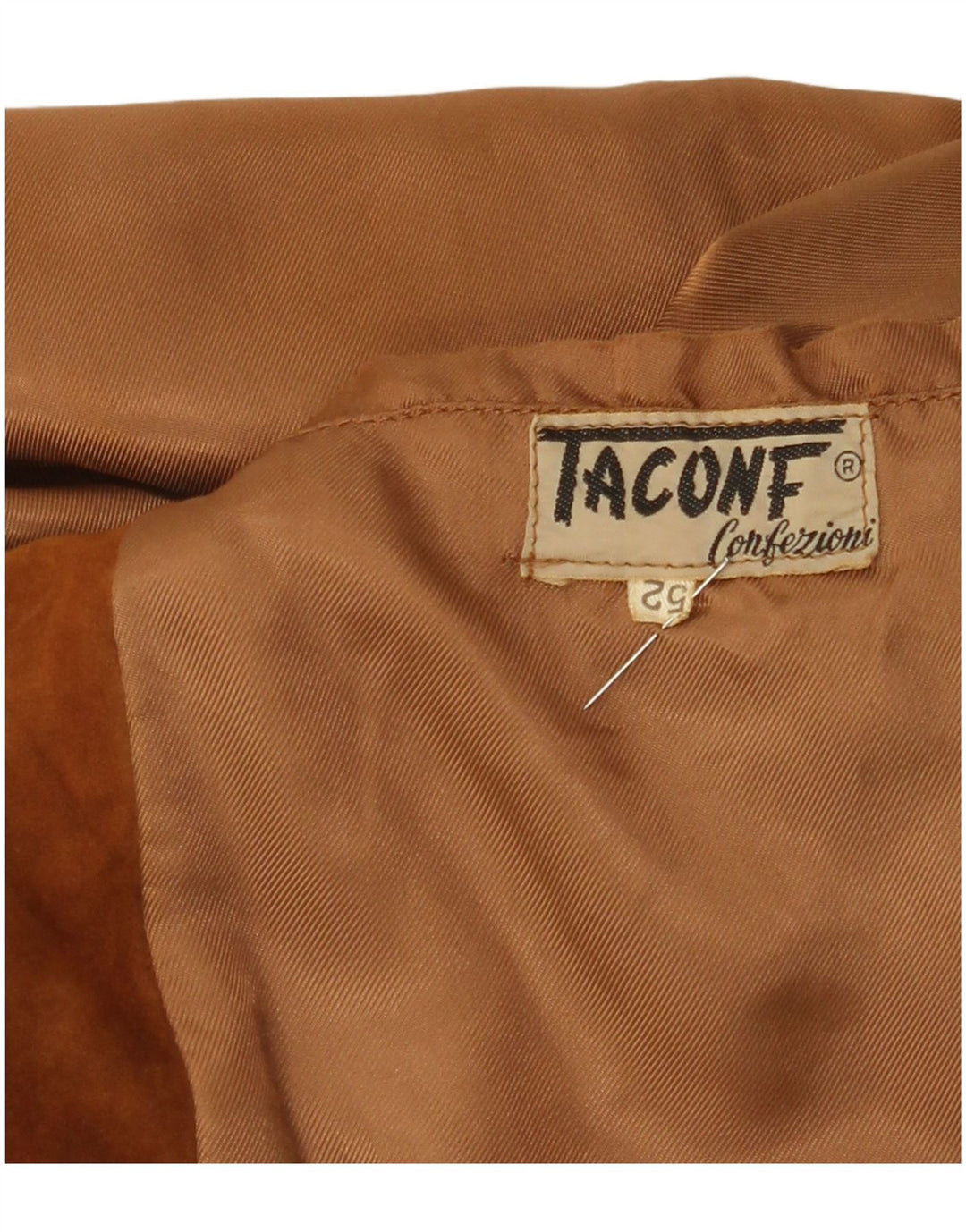 Jaqueta bomber masculina vintage de camurça IT 52 XL marrom