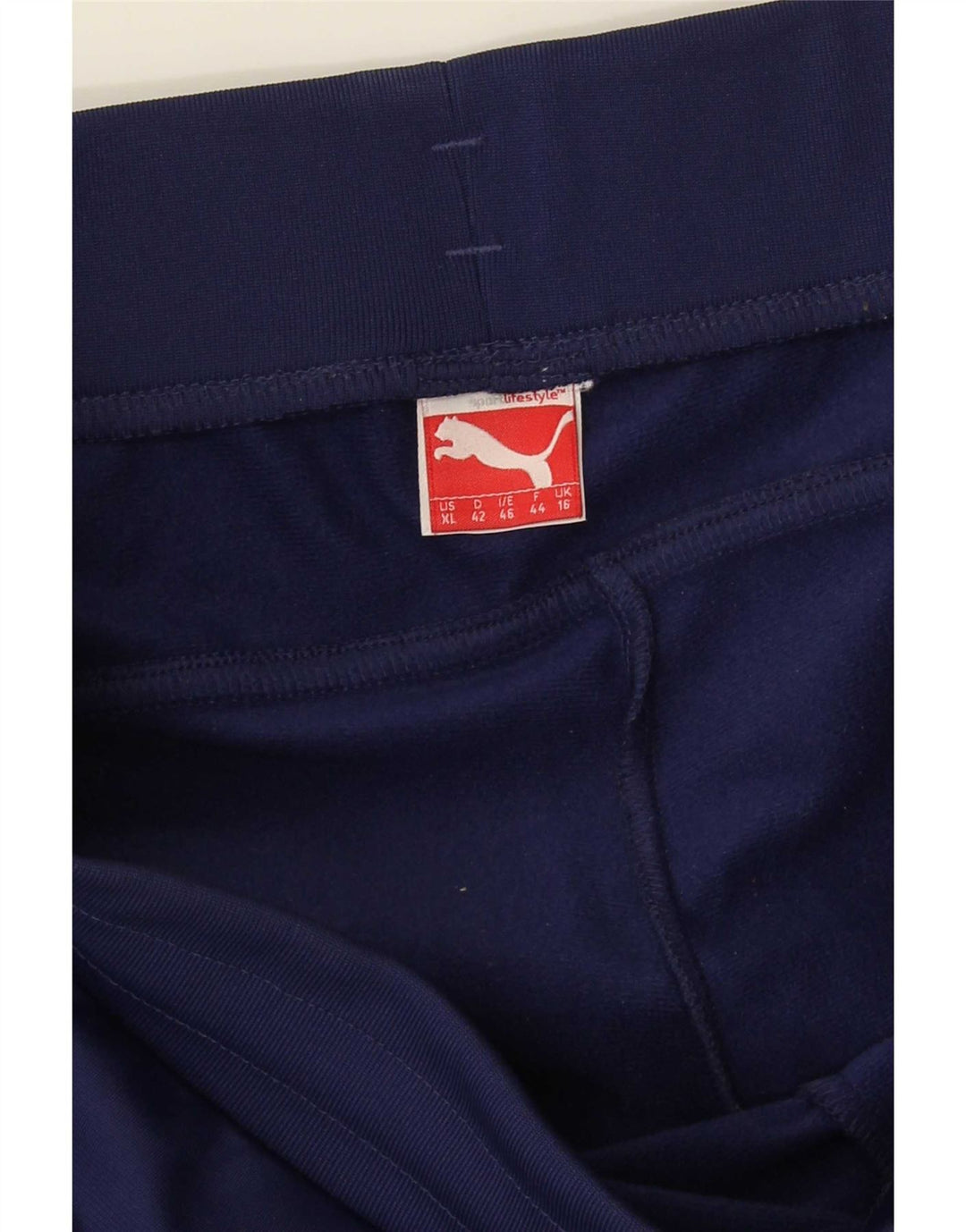 Calça de treino feminina Puma UK 16 grande azul marinho