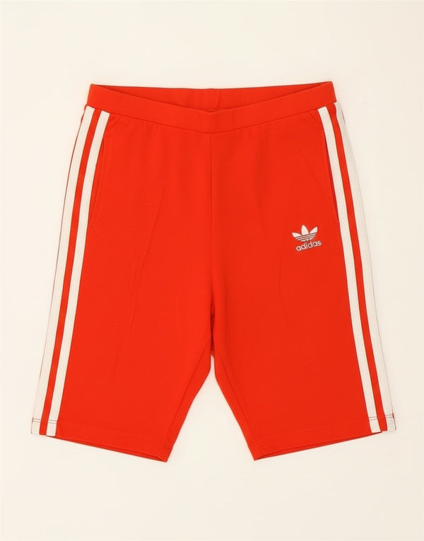 Shorts esportivos femininos Adidas UK 6 XS algodão vermelho
