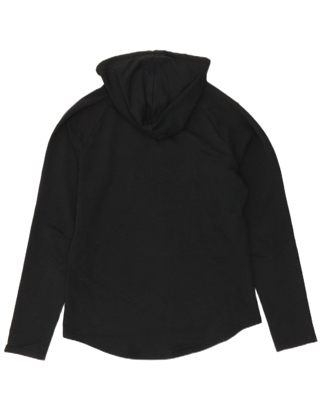 PUMA Womens Hoodie Jumper UK 10 Pequeno Algodão Preto