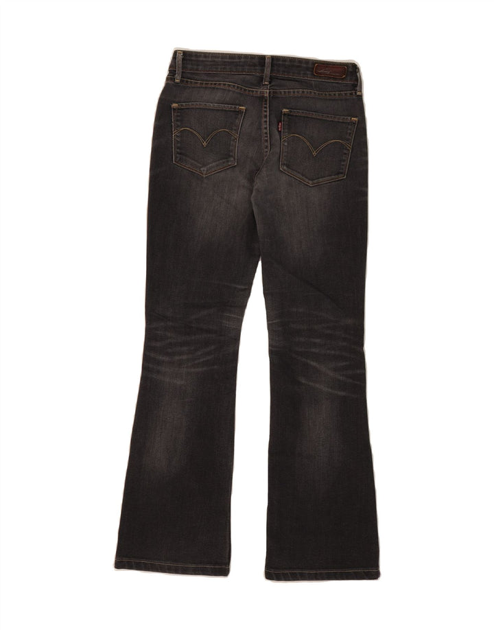 LEVI'S Womens Demi Curve Bootcut Jeans W25 L28 Grey Cotton Vintage Levi's and Second-Hand Levi's from Messina Hembry 
