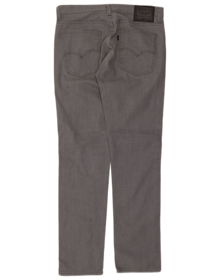 Levi's Masculino 511 Slim Jeans W34 L34 Cinza Algodão