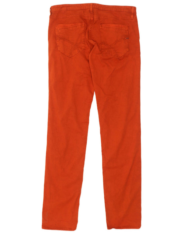 Calça masculina Gas Mitch Straight Casual W33 L34 Algodão Laranja