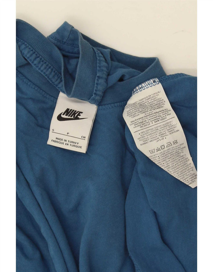Camiseta masculina Nike Top pequeno algodão azul