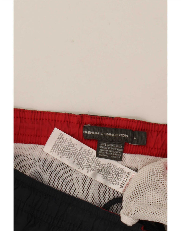 Shorts de natação masculino French Connection grande poliamida azul marinho