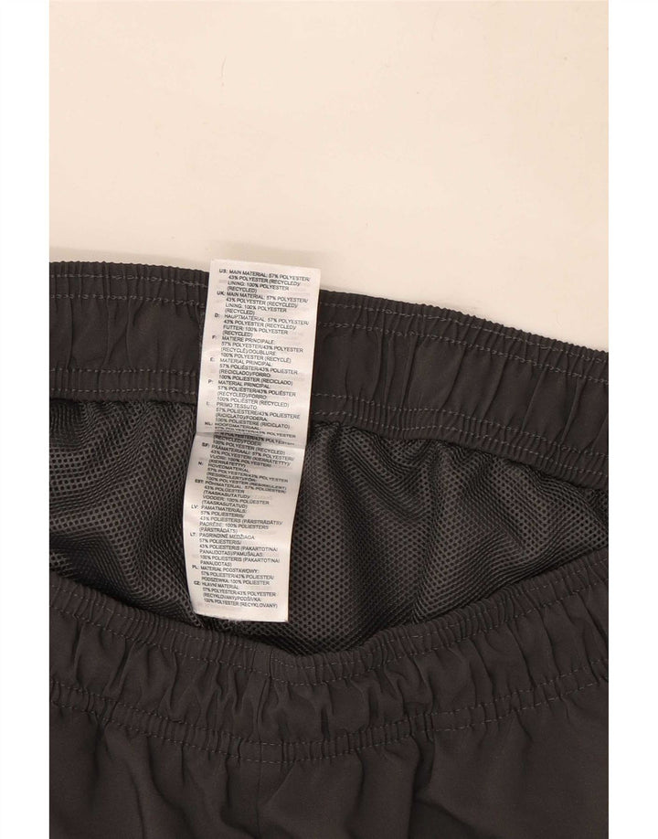 Shorts esportivos masculinos Adidas grande poliéster preto