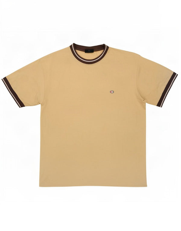 Camiseta masculina Champion grande bege