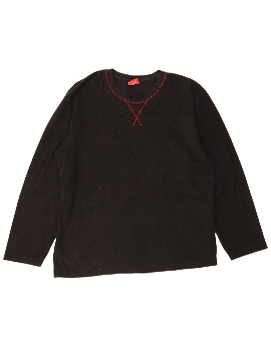 IZOD Mens Fleece Jumper Grande Poliéster Preto