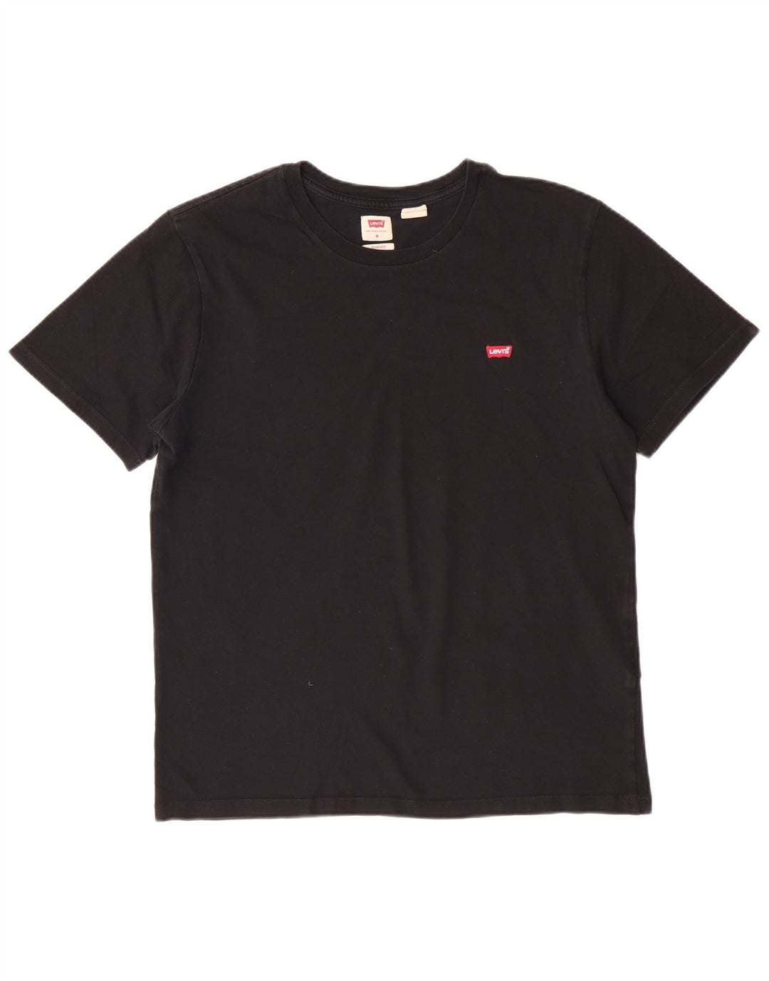 Camiseta masculina Levi's Standard Fit top médio algodão preto