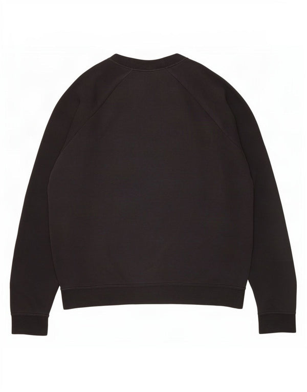 Nike Womens Oversized Sweatshirt Jumper UK 10 Pequeno Preto