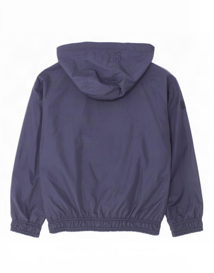 Tommy Hilfiger Jaqueta bomber masculina com capuz 7-8 anos azul marinho poliéster