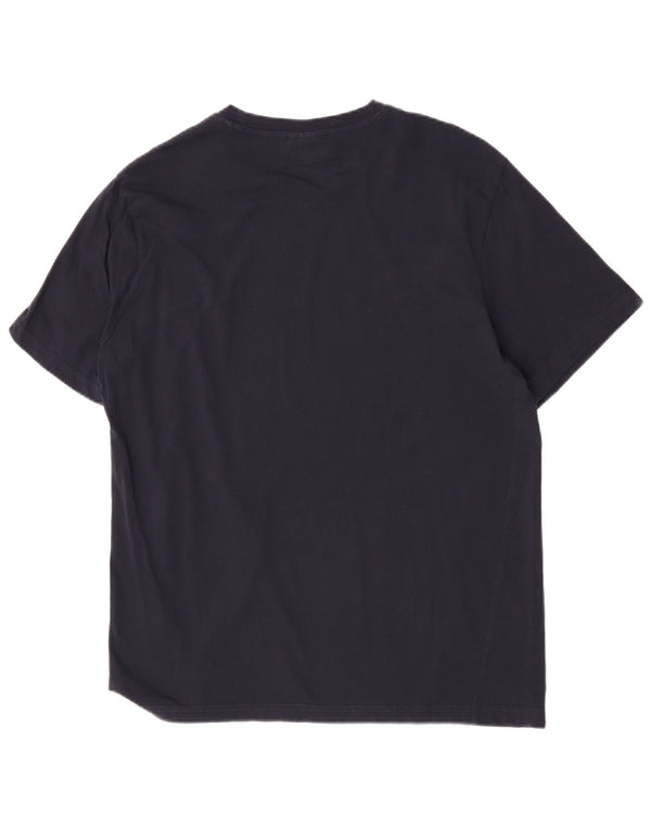 Camiseta feminina Champion UK 22 3XL algodão azul marinho