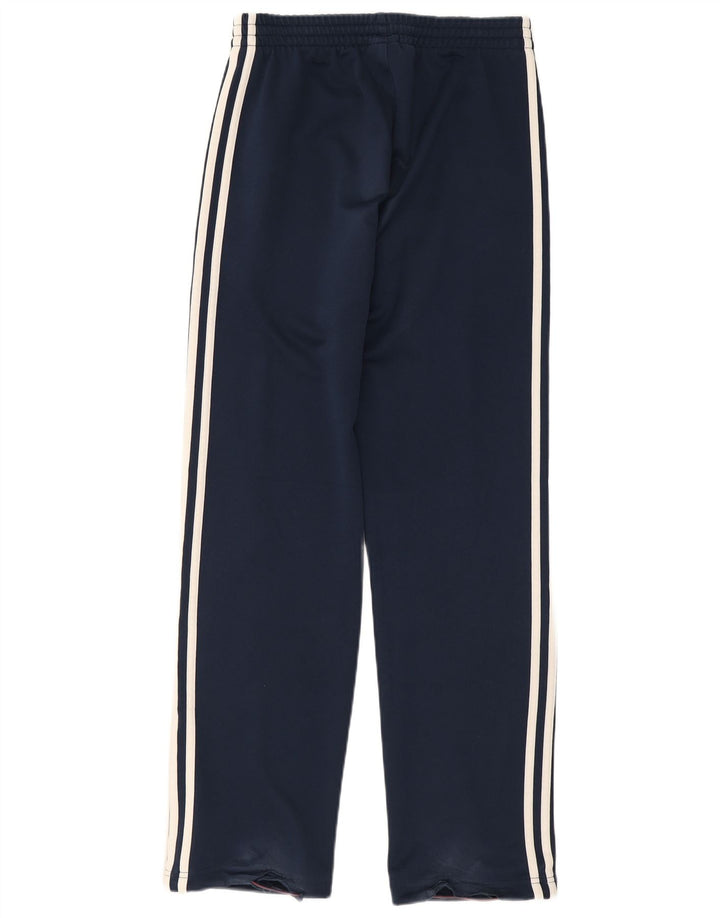 Adidas Mens Full Tracksuit UK 36/38 Pequeno Azul Marinho Colorblock Poliéster