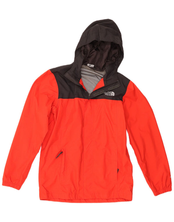 Jaqueta de chuva com capuz para meninos The North Face 11-12 anos grande bloco colorido vermelho