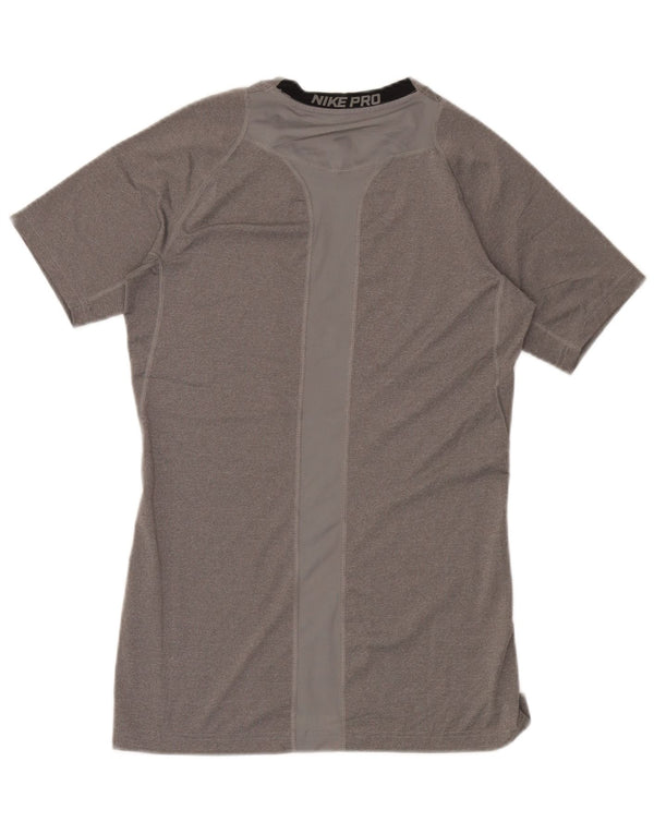 Camiseta Nike Masculina Dri Fit Top Grande Cinza Poliéster