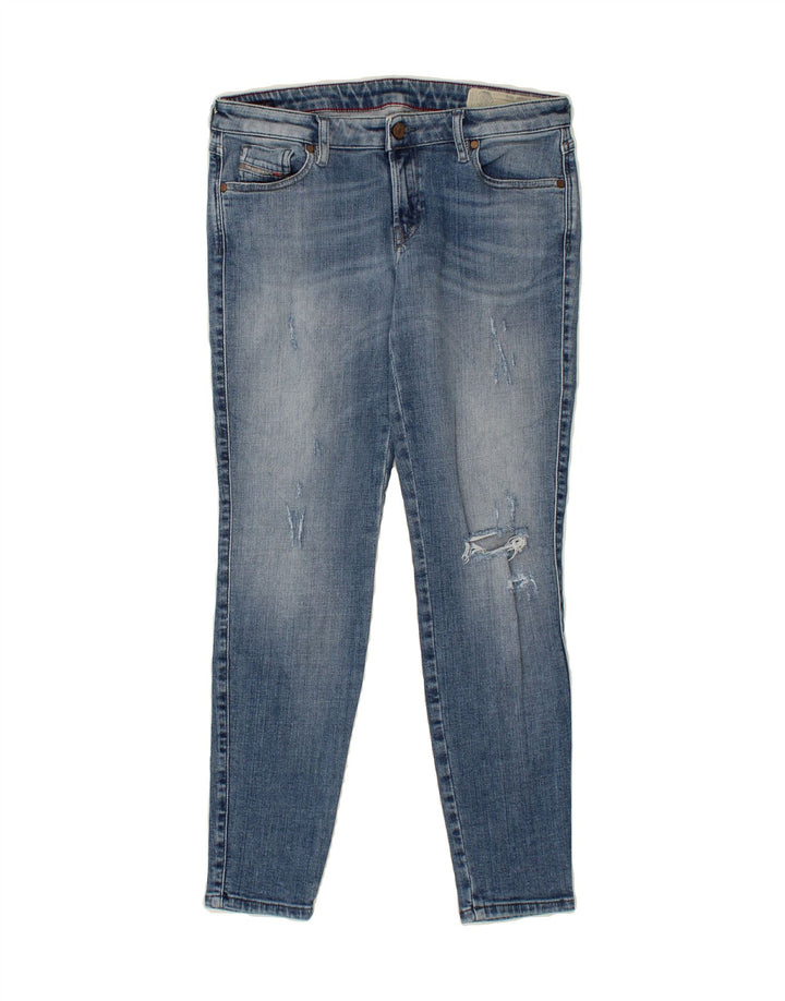 DIESEL Womens Skinny Jeans W30 L30 Blue Cotton Vintage Diesel and Second-Hand Diesel from Messina Hembry 