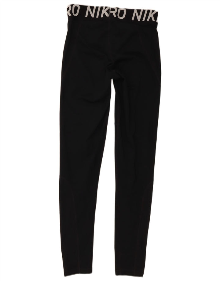 Leggings Nike Dri Fit Graphic UK 12 Médio Preto Poliéster