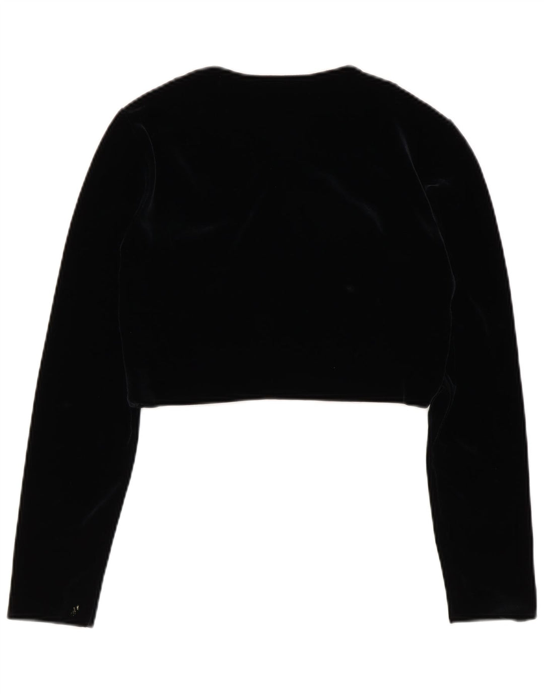 Leonor Womens Velvet Bolero Jacket Reino Unido 12 Médio Preto