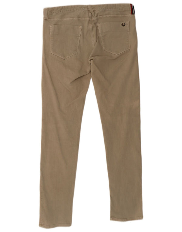 Fred Perry Mens Jeans Skinny W36 L32 Algodão Bege