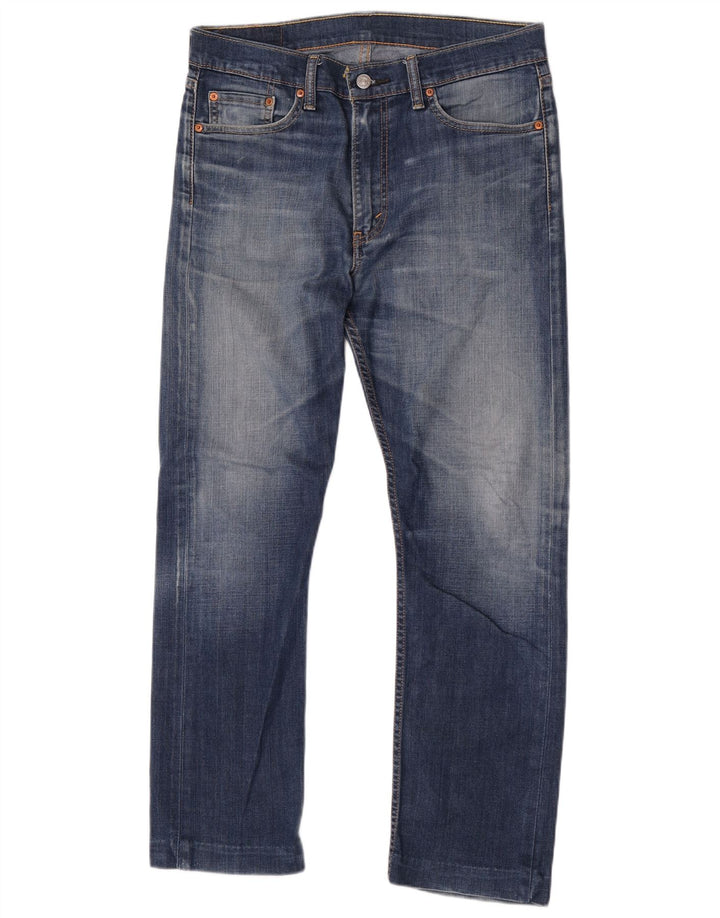 Calça Jeans Levis 513 Slim Straight Masculina W33 L29 Azul
