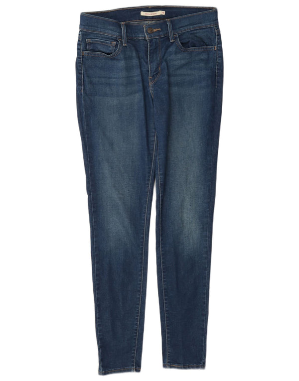 Calça jeans feminina Levi's 710 Super Skinny W28 L30 azul algodão