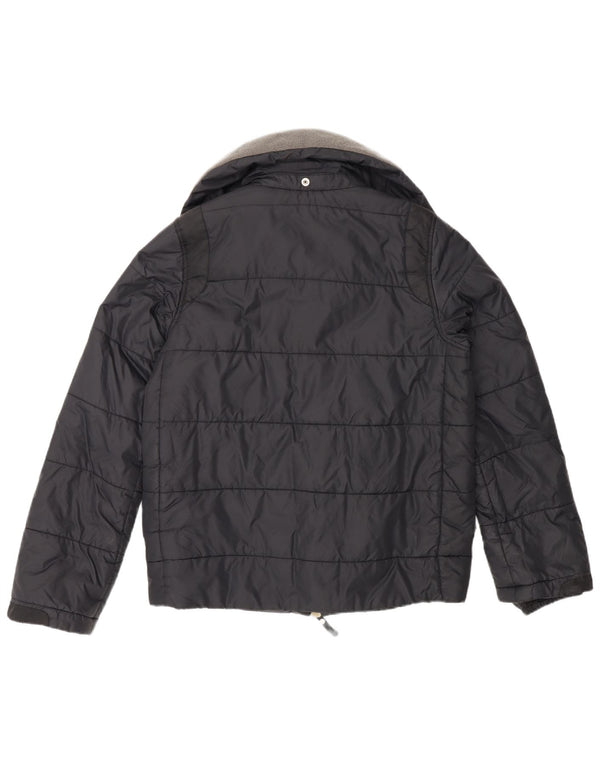Jaqueta acolchoada masculina Diesel UK 36 pequena nylon preta