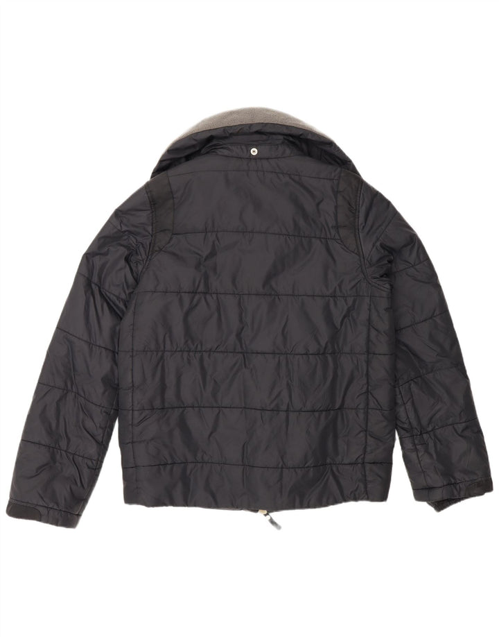 Jaqueta acolchoada masculina Diesel UK 36 pequena nylon preta