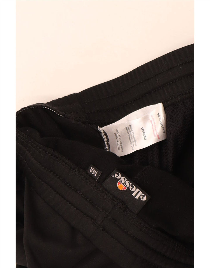 Calça de treino ELLESSE para meninos 13-14 anos preto poliéster