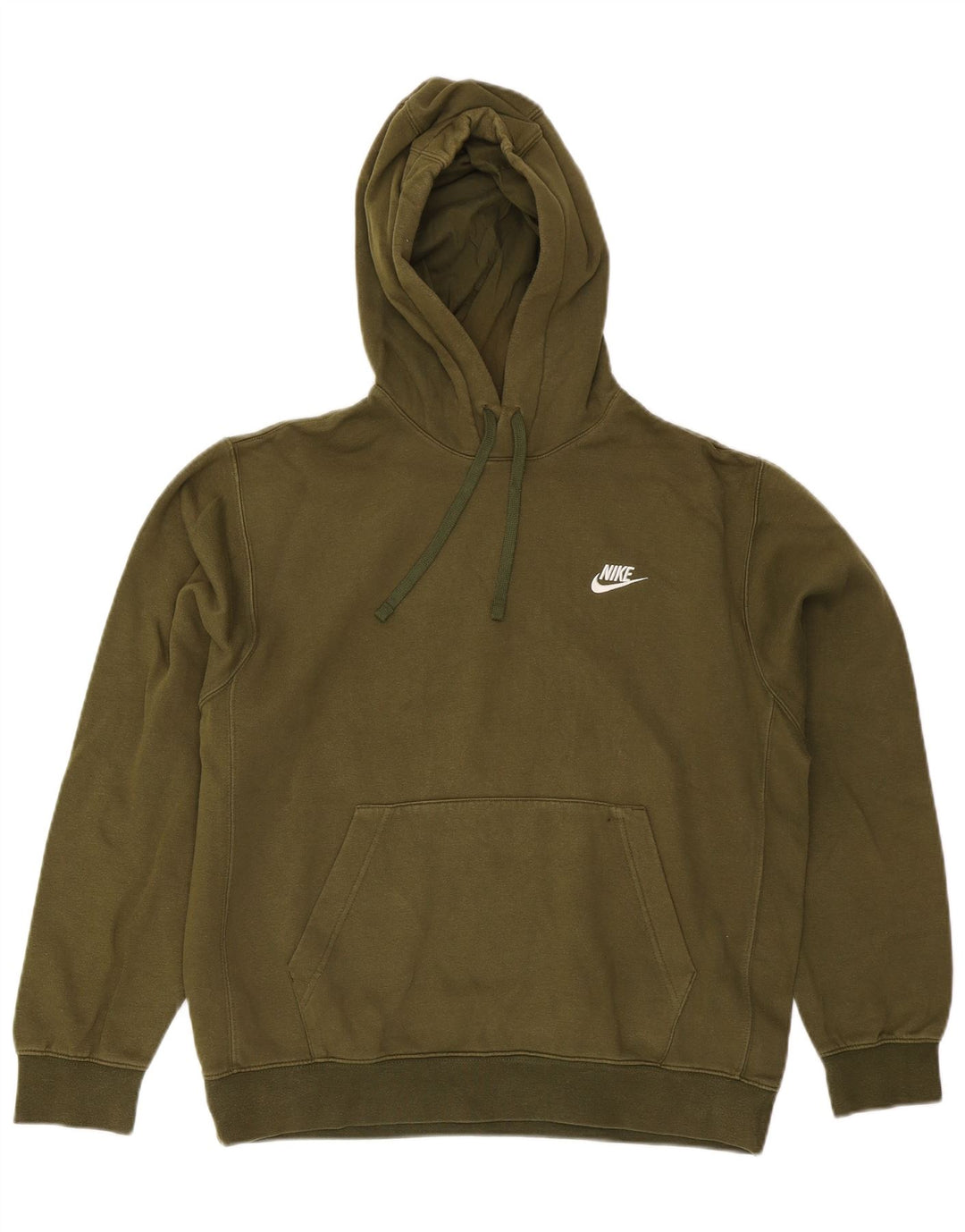 Nike Mens Hoodie Jumper Médio Caqui