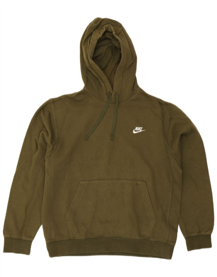 Nike Mens Hoodie Jumper Médio Caqui