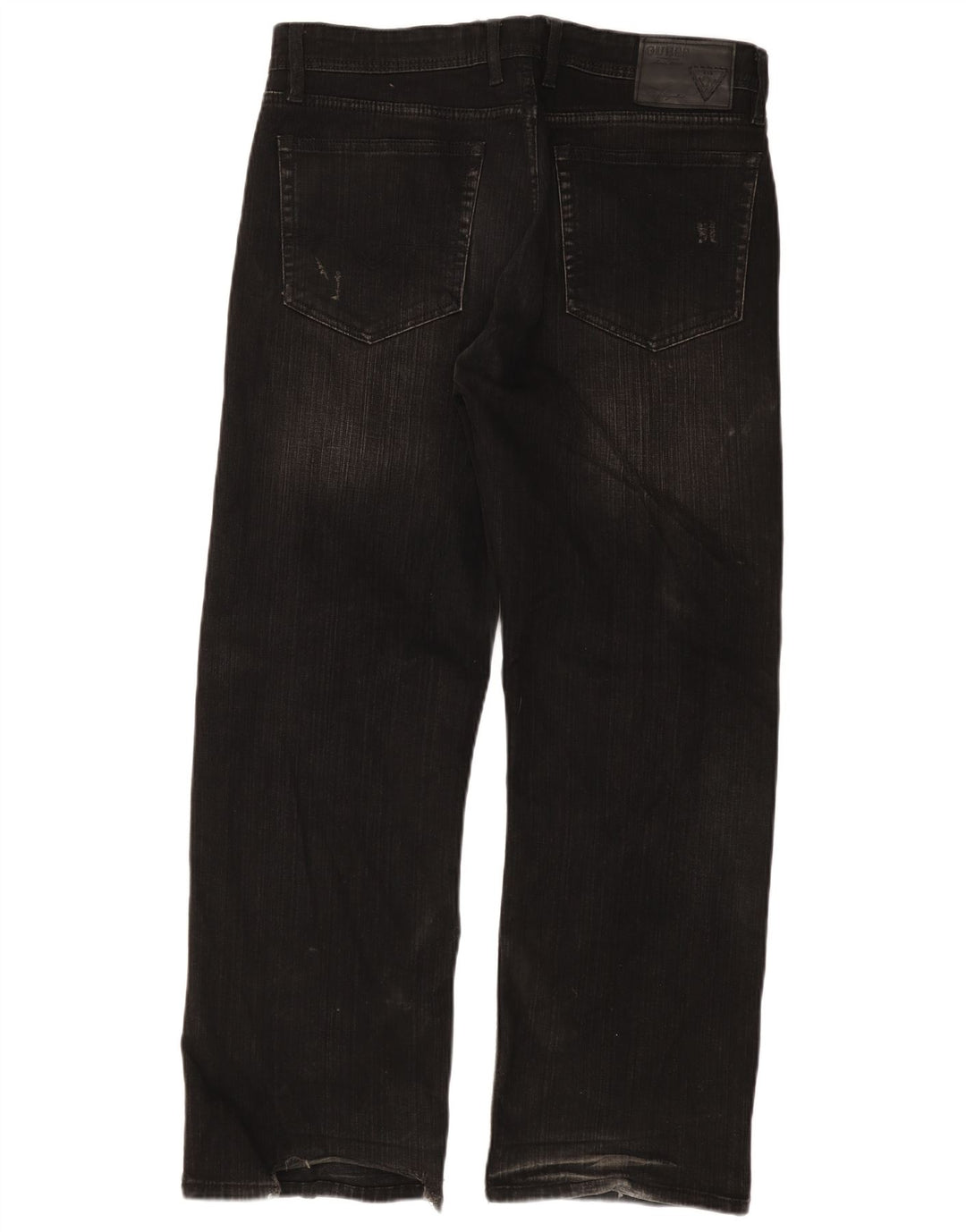 Calça jeans reta masculina GUESS W36 L30 algodão preto