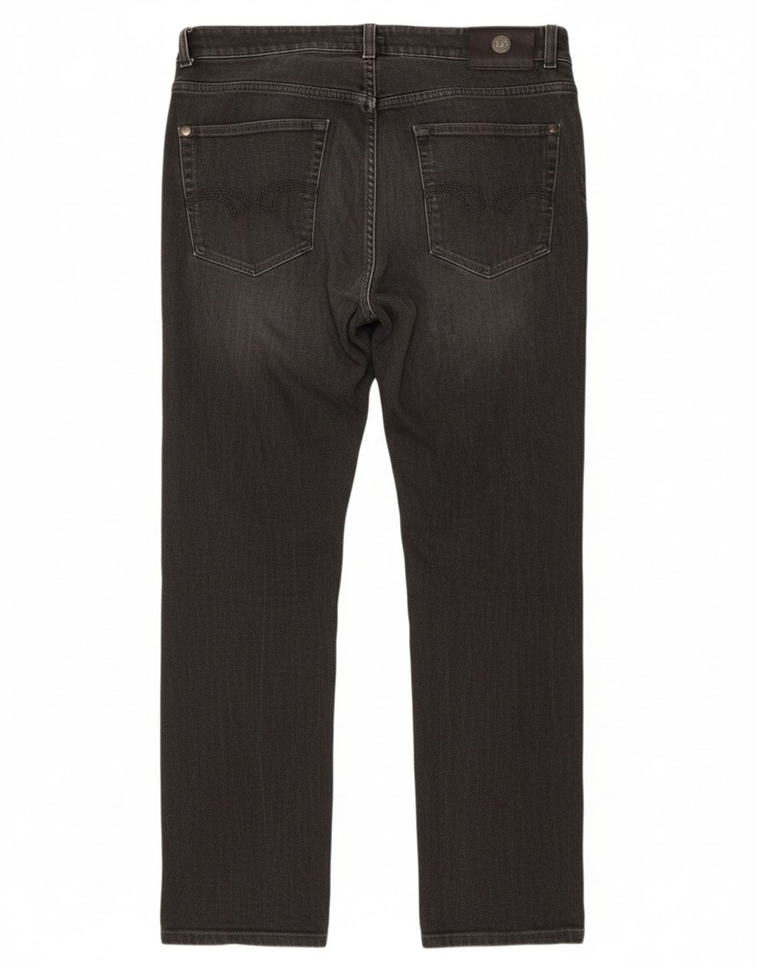 Jeans retos masculinos TRUSSARDI W34 L31 algodão preto