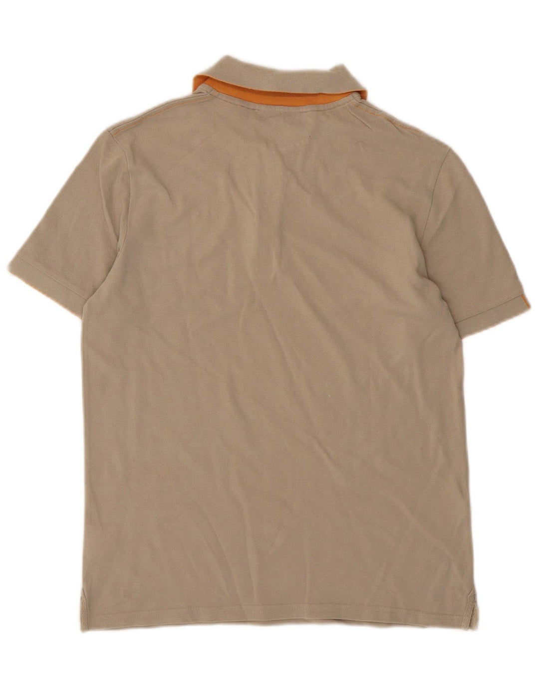 Camisa polo masculina TRUSSARDI algodão bege médio
