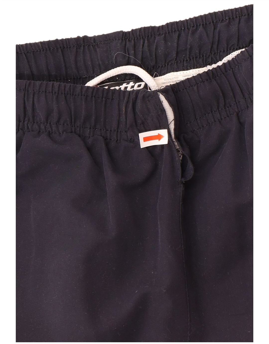 Calça de treino masculina Lotto médio azul marinho poliéster colorblock