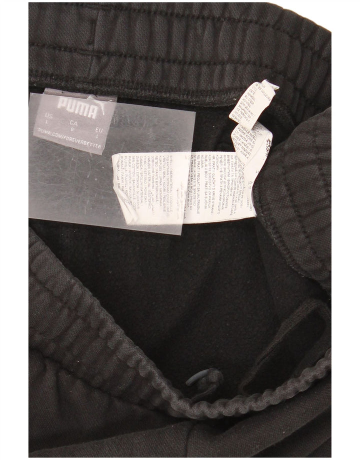 Puma Mens Sport Shorts Grande Algodão Preto