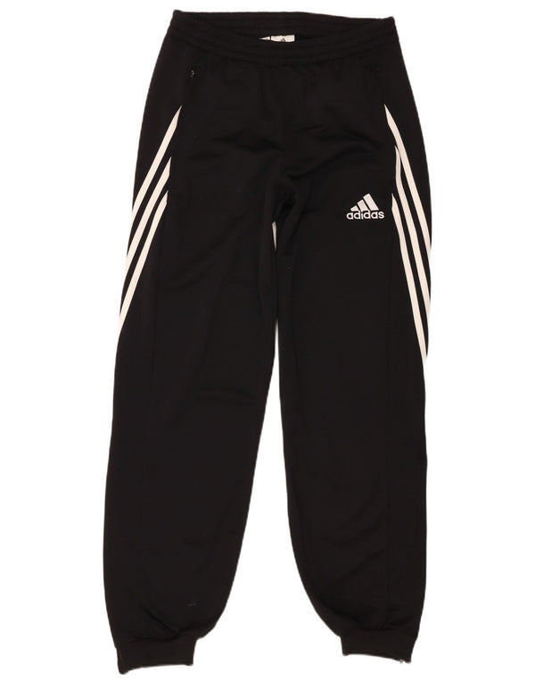 Adidas Mens Treino Calças Joggers Pequeno Poliéster Preto