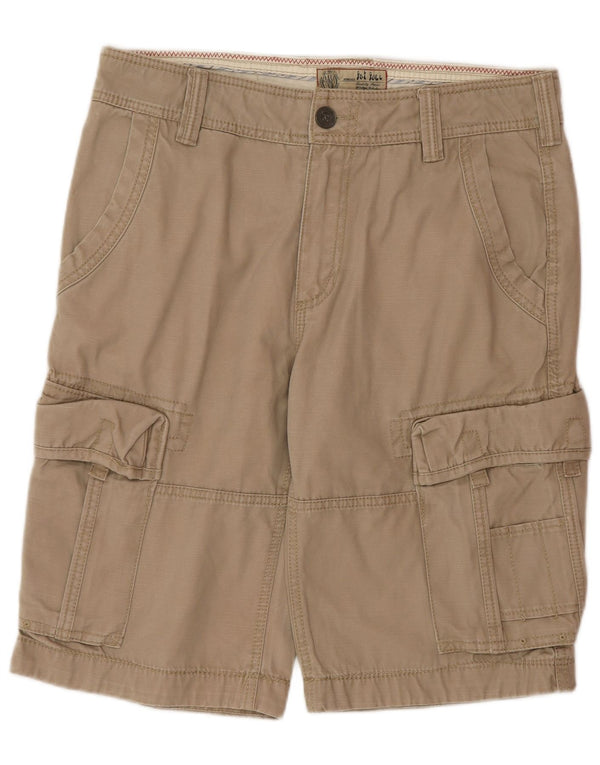 Shorts cargo masculino FAT FACE W32 algodão bege médio