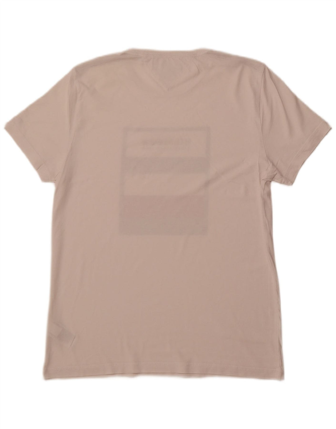 Camiseta masculina TOMMY HILFIGER com estampa gráfica grande de algodão branco