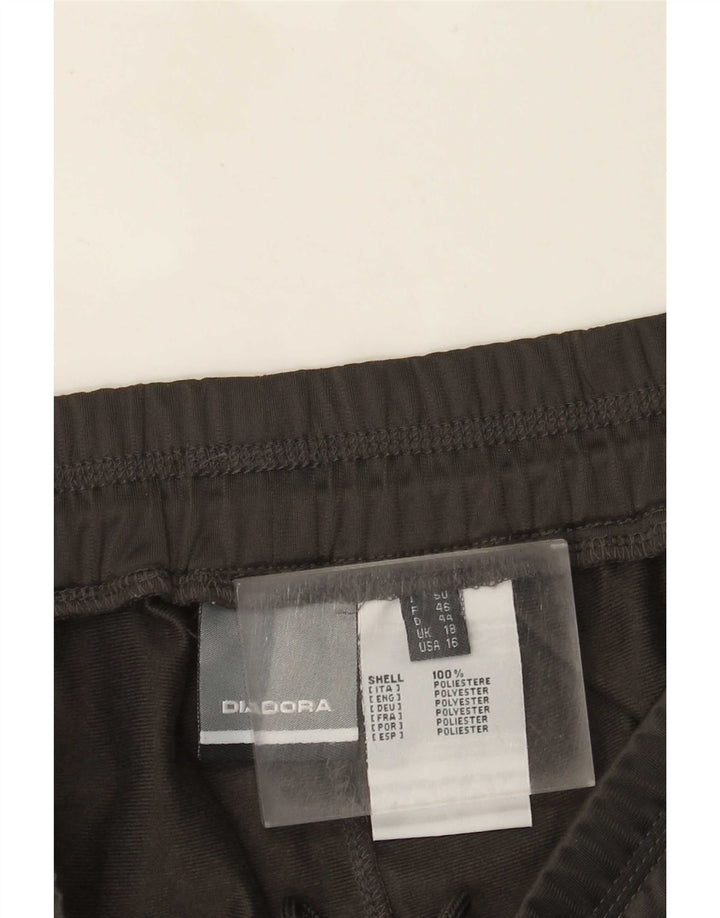 Calça de treino feminina Diadora UK 18 XL cinza poliéster